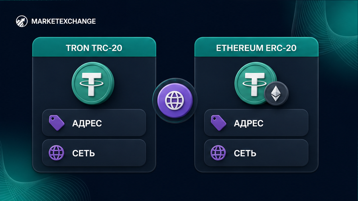 Сравнение сетей TRC-20 и ERC-20 для проверки USDT перед отправкой
