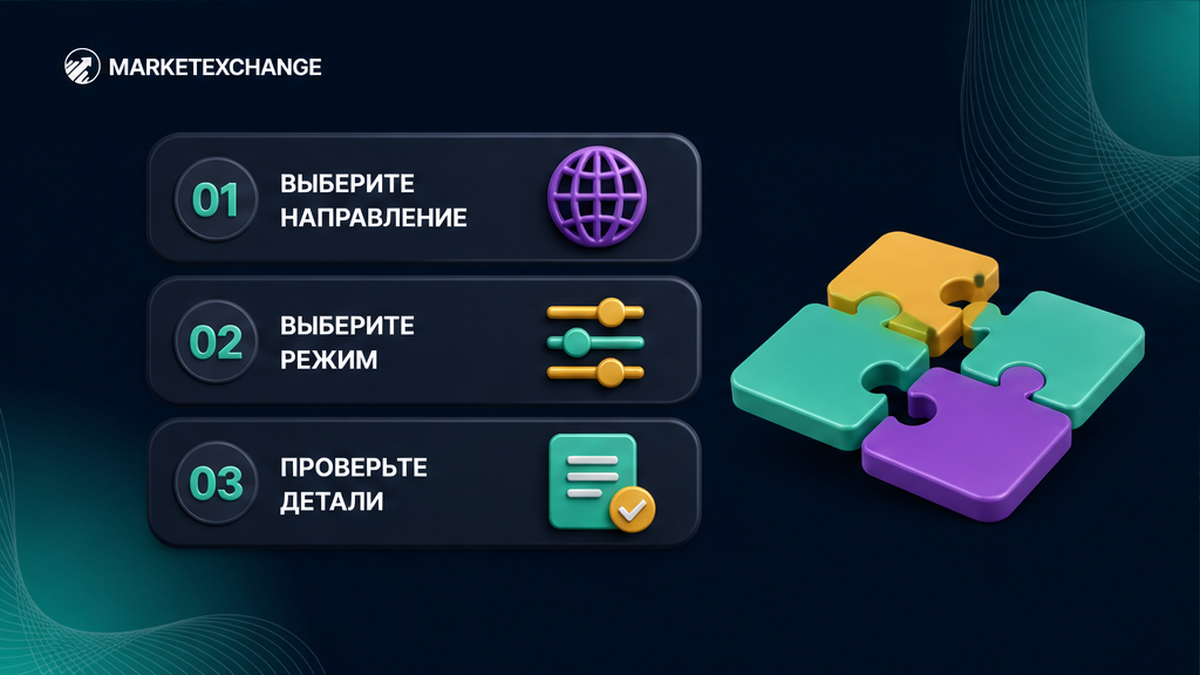 workflow_diagram: Откройте виджет и выбирайте режим курса осознанно