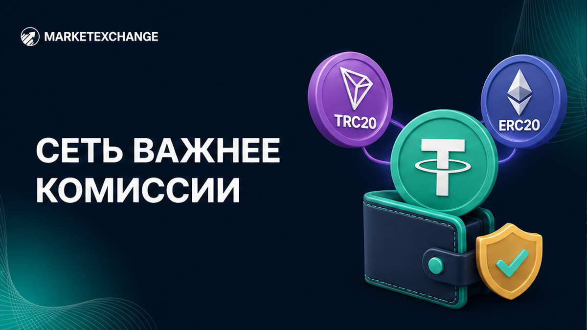 USDT TRC-20 или ERC-20: как выбрать сеть для обмена
