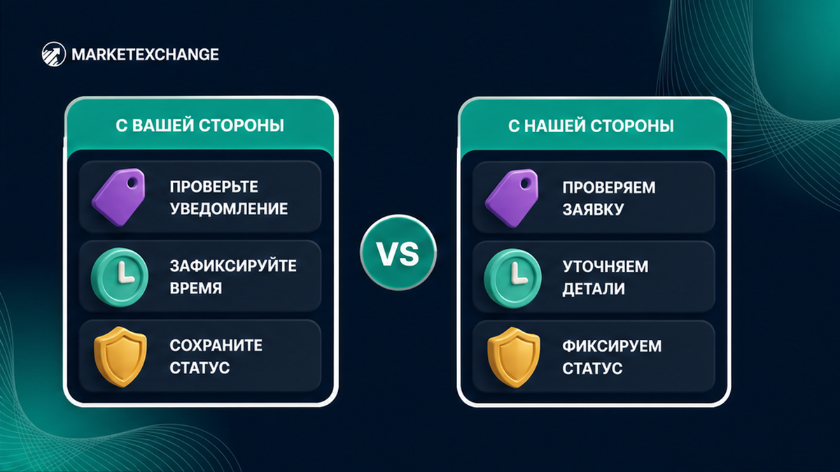 comparison_table_ui: Проверьте уведомление и зафиксируйте статус заявки