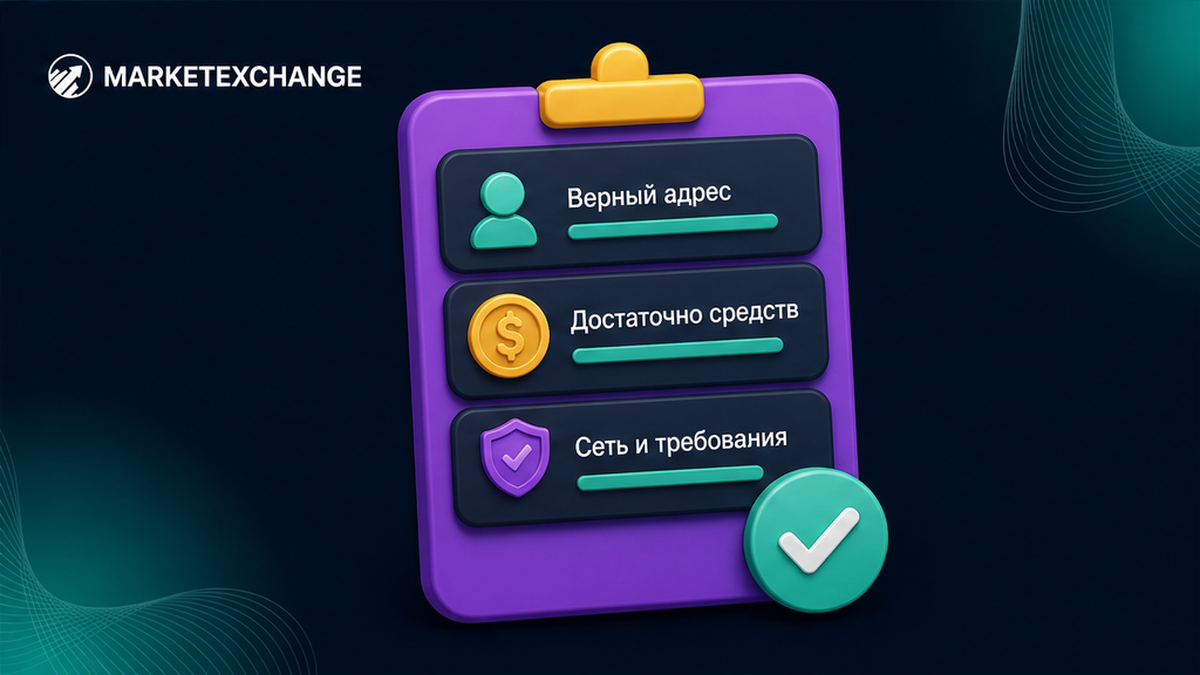 checklist_board: Проверьте требования получателя до создания обмена